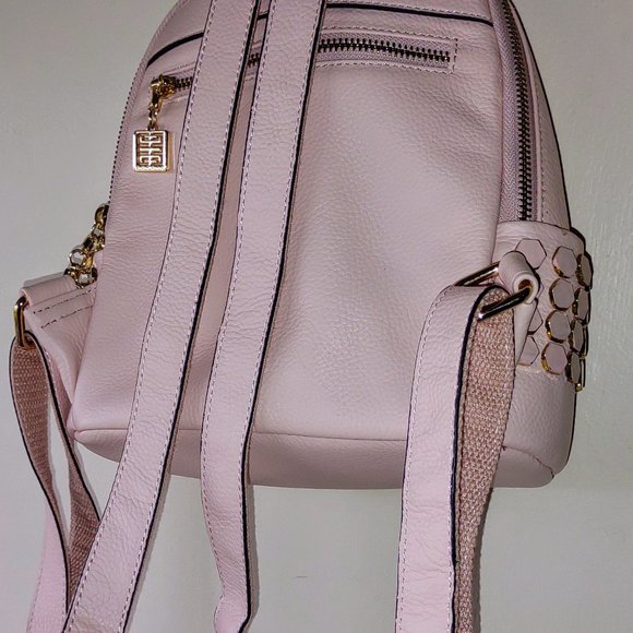 Boyatu Pink Leather Mini Backpack Purse main image 4